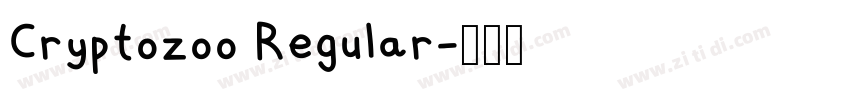 Cryptozoo Regular字体转换